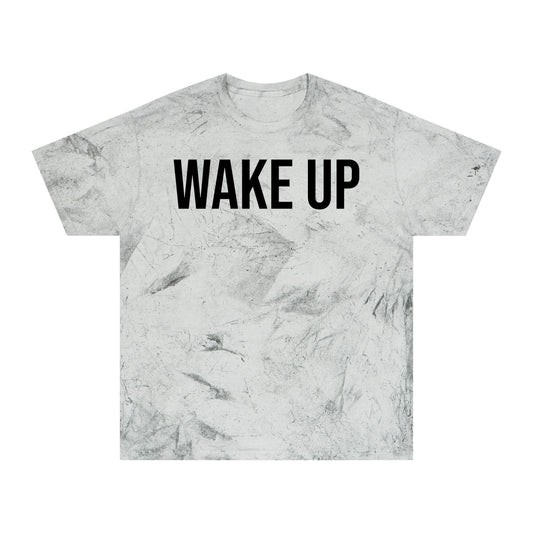 WAKE UP | HELLO SOUL Tie Dye Mineral Wash Spiritual T-Shirt