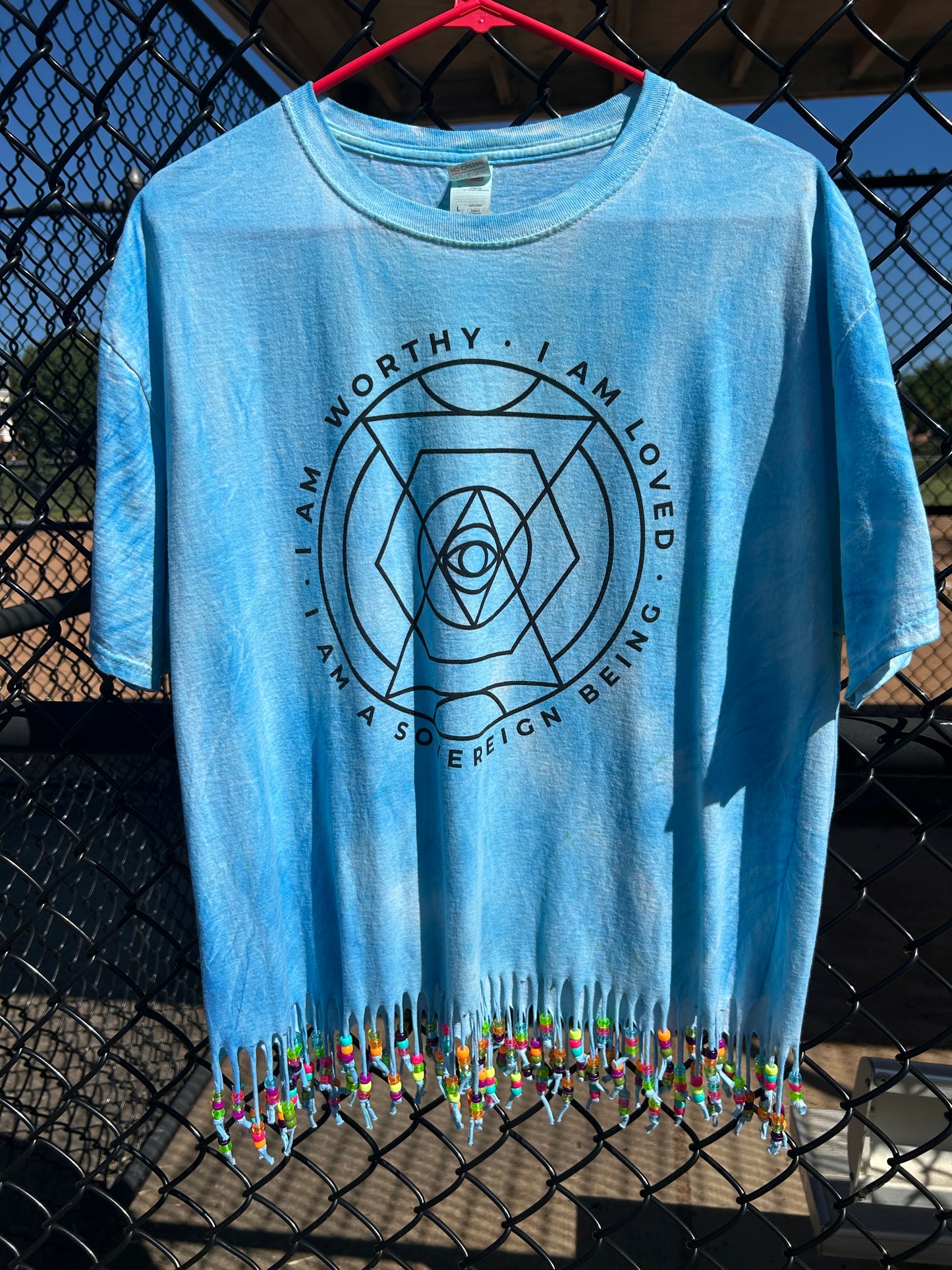 FRINGE BEADS | Organic T-Shirt