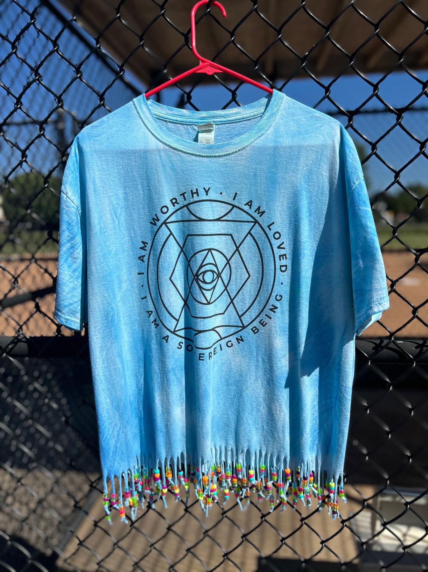 FRINGE BEADS | Organic T-Shirt