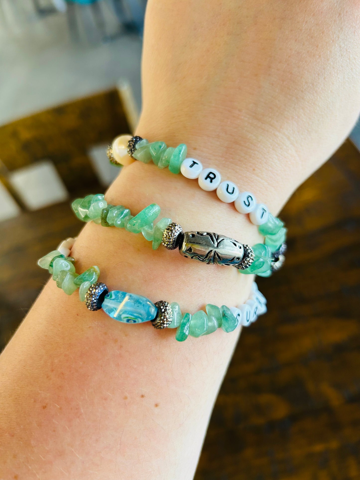 SURRENDER | HELLO SOUL Beads, Adult Teddy Bear Equivalent, Prayer Beads, For Anxiety