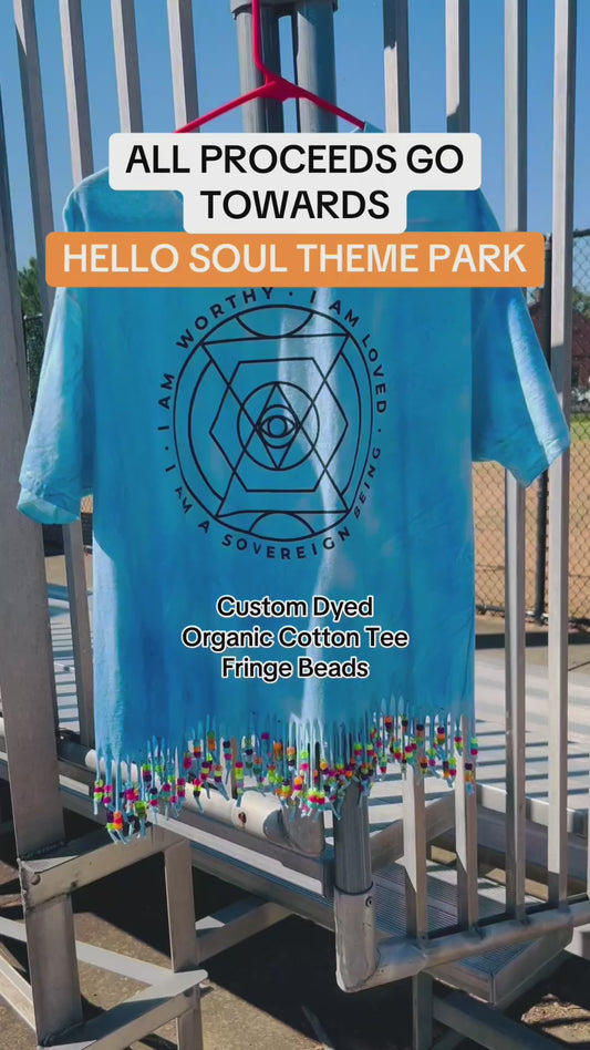 FRINGE BEADS | Organic T-Shirt