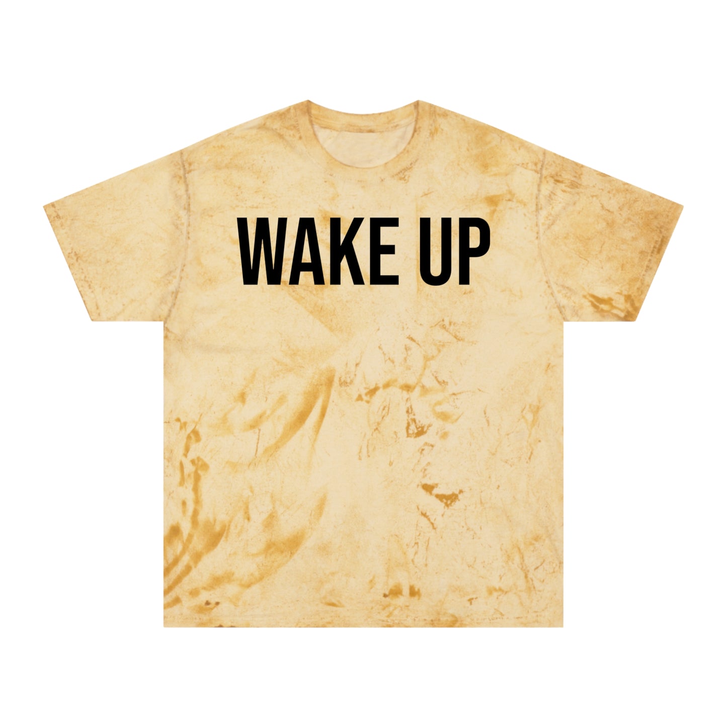WAKE UP | HELLO SOUL Tie Dye Mineral Wash Spiritual T-Shirt