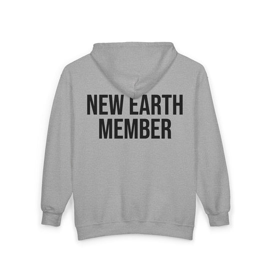NEW EARTH MEMBER | HELLO SOUL Full Zip Hooded Sweatshirt