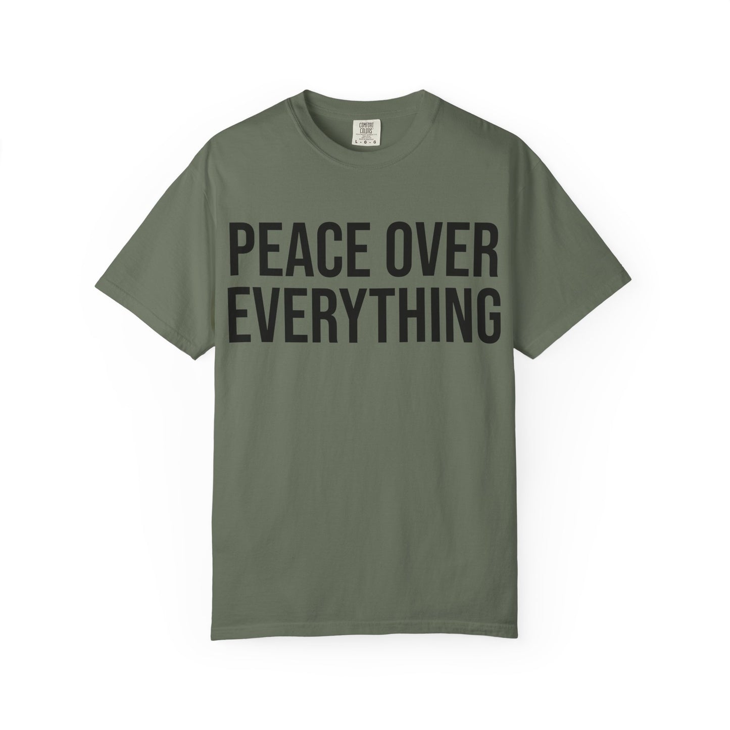PEACE OVER EVERYTHING | HELLO SOUL Spiritual Awareness T-shirt