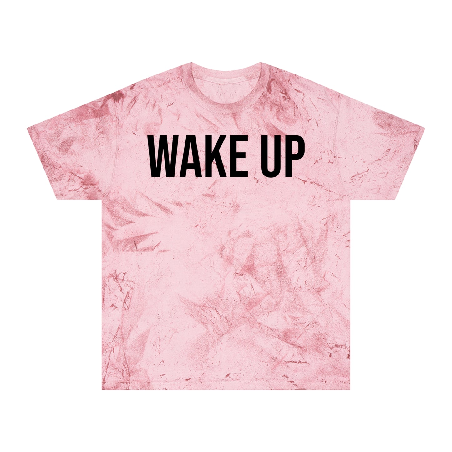 WAKE UP | HELLO SOUL Tie Dye Mineral Wash Spiritual T-Shirt