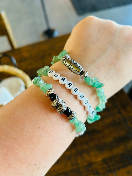SURRENDER | HELLO SOUL Beads, Adult Teddy Bear Equivalent, Prayer Beads, For Anxiety